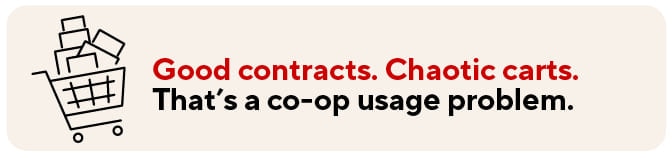 Good contracts. Chaotic carts. That's a co-op usage problem.